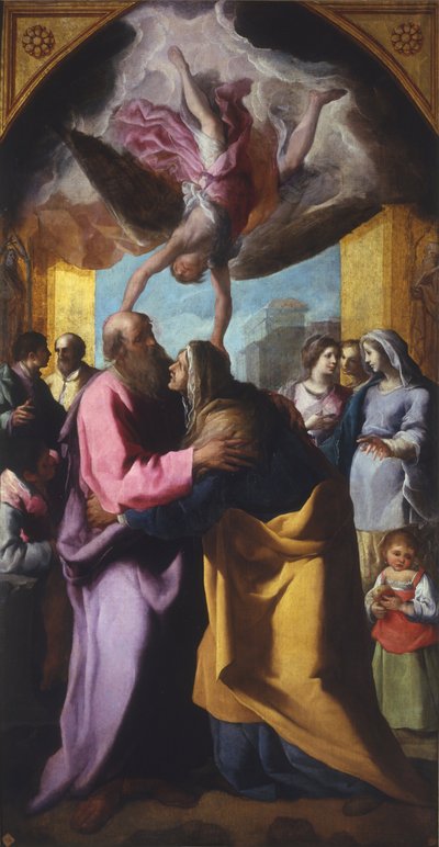 The Embrace at the Golden Gate by Eugenio Cajés